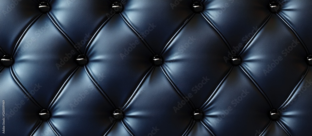 Poster elegant black and navy blue leather seat background with a textured pattern and subtle sheen enhance