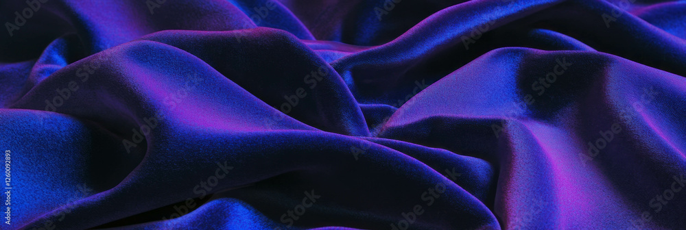 Poster deep indigo suede fabric featuring a smooth, even texture in rich color tones