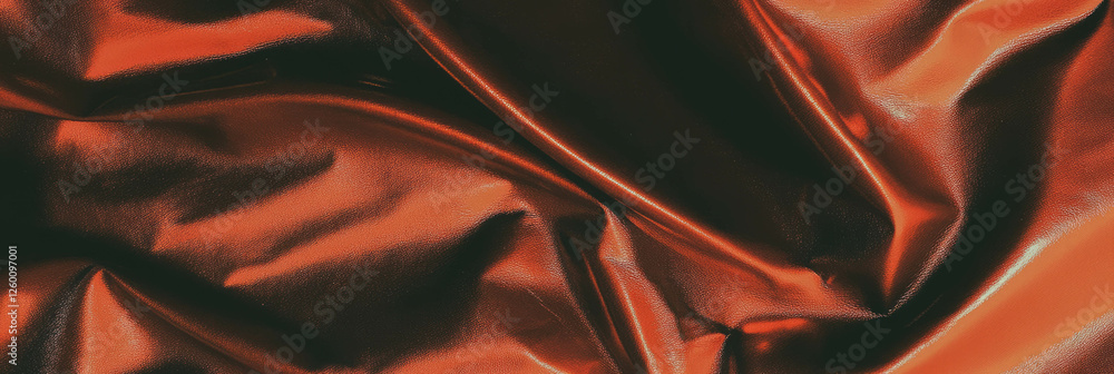 Poster textured mahogany brown leather fabric for elegant background and design use