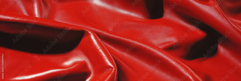 Aufkleber rich red leather with fine grain and soft texture for elegant design backgrounds