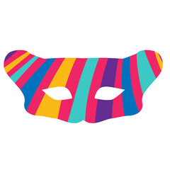 Carnival mask colorful style for party