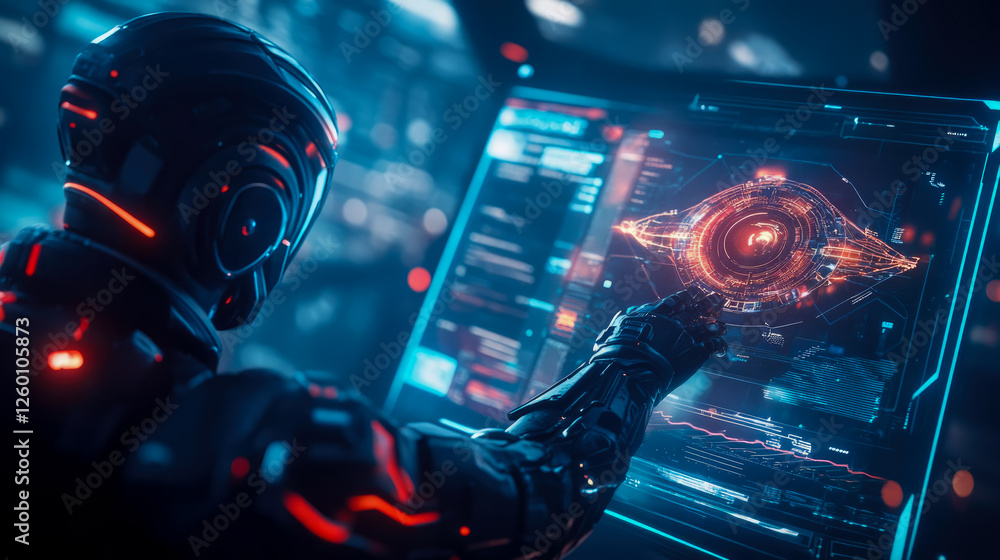 Poster cybernetic eye: exploring the future of data interface