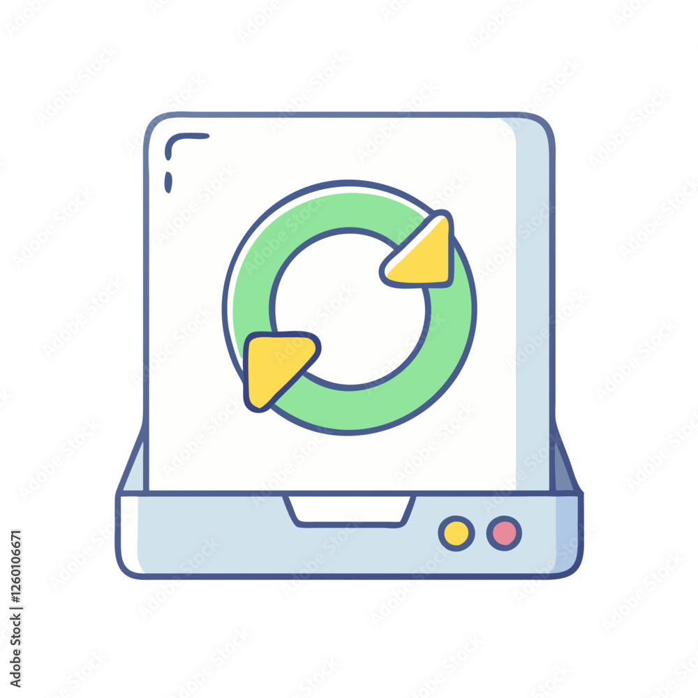 Poster backup icon, backup vector illustration-simple illustration of backup, perfect for backup logos and 