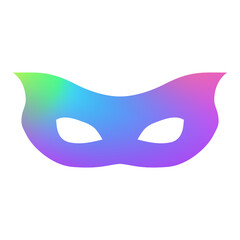 Carnival mask modern gradient style