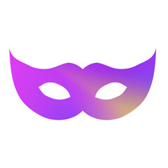 Carnival mask modern gradient style