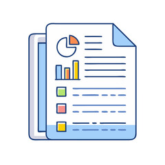report icon, report vector illustration-simple illustration of report, perfect for report logos and icons