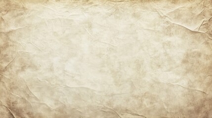 Top view of a blank sheet of parchment with weathered texture and antique appearance, featuring subtle creases and stains, ideal for vintage-themed designs or adding old-world charm