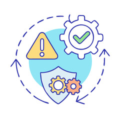 risk tolerance icon, risk tolerance vector illustration-simple illustration of risk tolerance, perfect for risk tolerance logos and icons