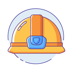 safety helmet icon, safety helmet vector illustration-simple illustration of safety helmet, perfect for safety helmet logos and icons