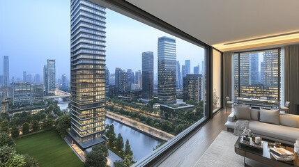 Luxury Apartment with Panoramic City View