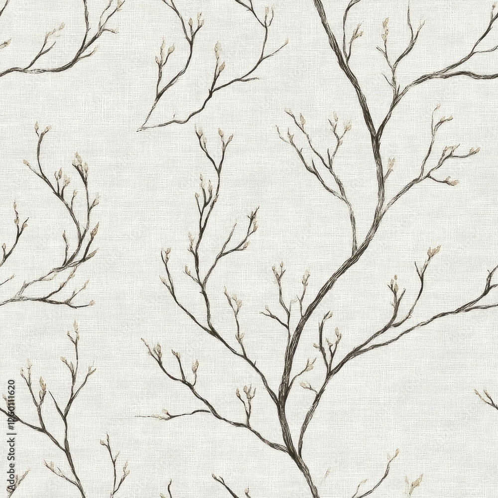 Poster a tree branch pattern is shown in a white background