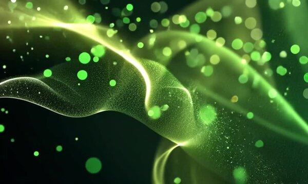 Green abstract rays of lights video background. Green abstarct video background, green video background, green rays video background, green background, generated with ai 