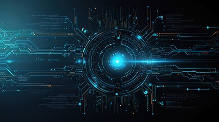 Fototapeta premium Creative inovative technology background