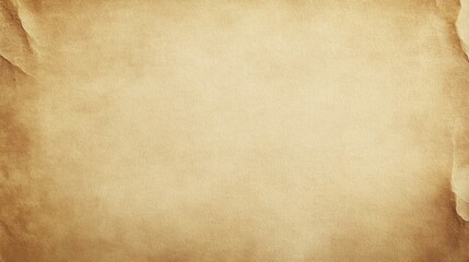 Fototapeta premium Top-Down Perspective of Blank Parchment Texture with Gentle Grain and Vintage Appearance: Ideal for Nostalgic or Heritage Projects with Clear Canvas for Text or Graphics