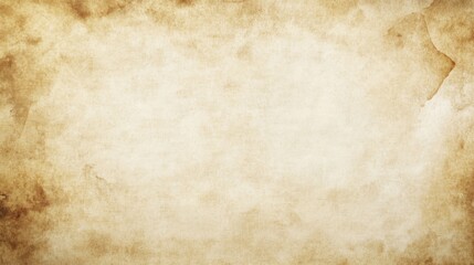 Top-Down Perspective of Blank Parchment with Warm Tones and Delicate Details: Ideal for Historical or Creative Projects with Clean Slate for Text or Graphics