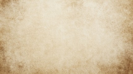 Fototapeta premium Flat Lay Image of Blank Parchment Texture with Weathered Surface, Central White Space, and Subtle Speckles: Ideal for Creative Design Projects, Text, or Graphics with Rustic Nostalgic Appeal