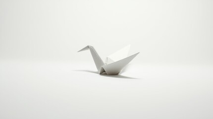 Single Origami Crane