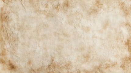 Pristine Sheepskin Parchment with Smooth Surface and Aged Appearance from a Top-Down Perspective: Spacious Center Awaiting Personalization