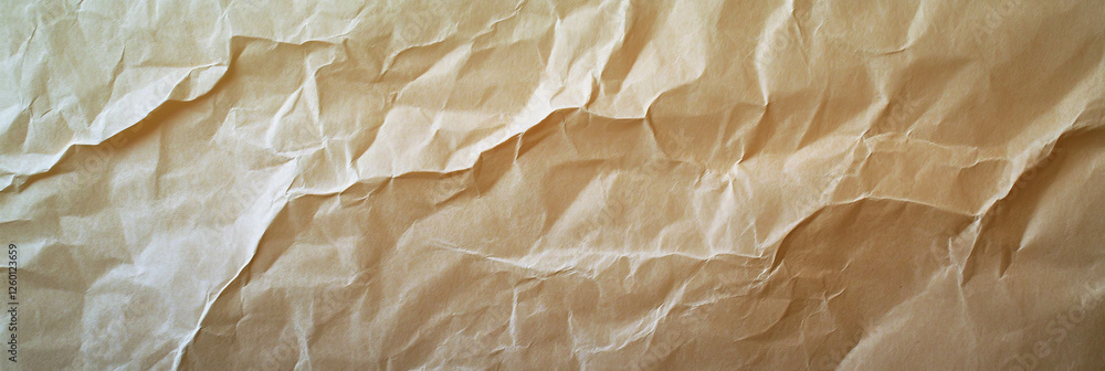 Aufkleber Embossed dark beige paper with rough texture and intricate patterns