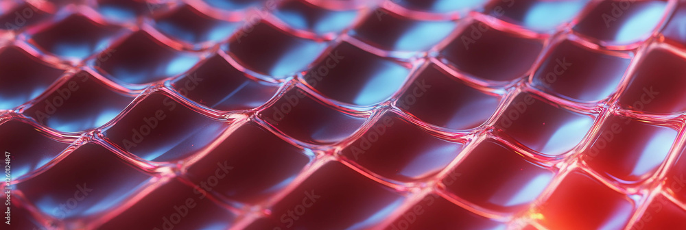 Aufkleber dark brown cone wafer texture featuring jagged lines and distorted diamond grids in detail