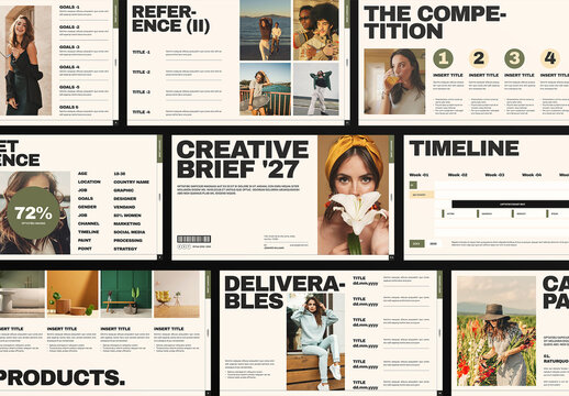 Creative Brief Campaign Presentation Template