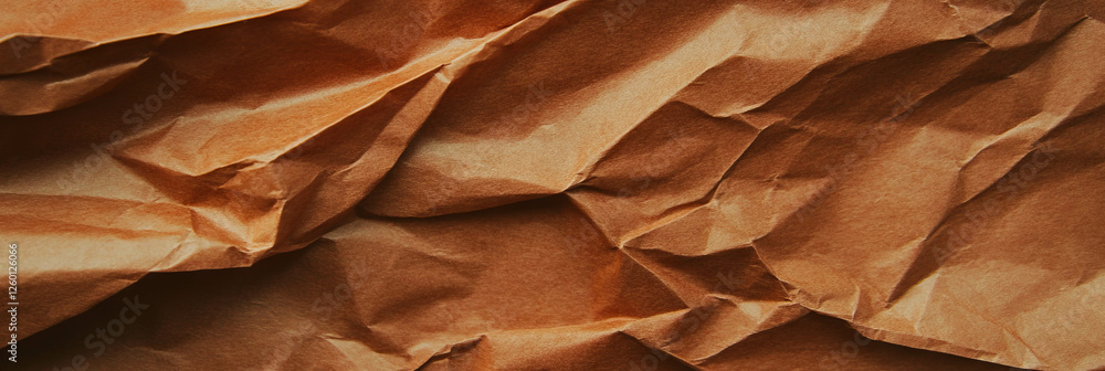Poster Deep texture of dark brown paper showcasing loosely arranged diagonal fibers and a rough finish