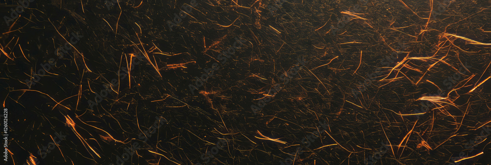 Poster dark brown paper texture featuring short crisscrossing fibers and rough finish for design use