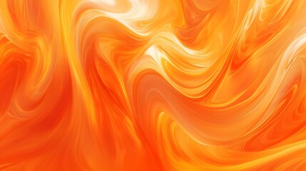 Obraz premium Abstract background with swirling vibrant shades of orange colors