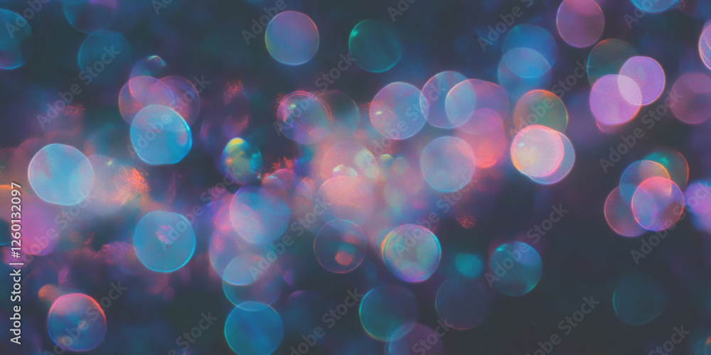 Aufkleber subtle bokeh texture with pastel colors creates a dreamy background effect