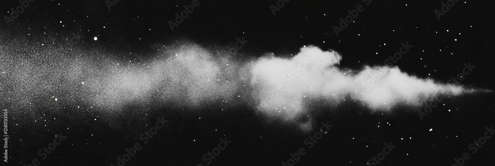 Poster mysterious texture of dusty film with a dramatic effect of harsh lighting distribution