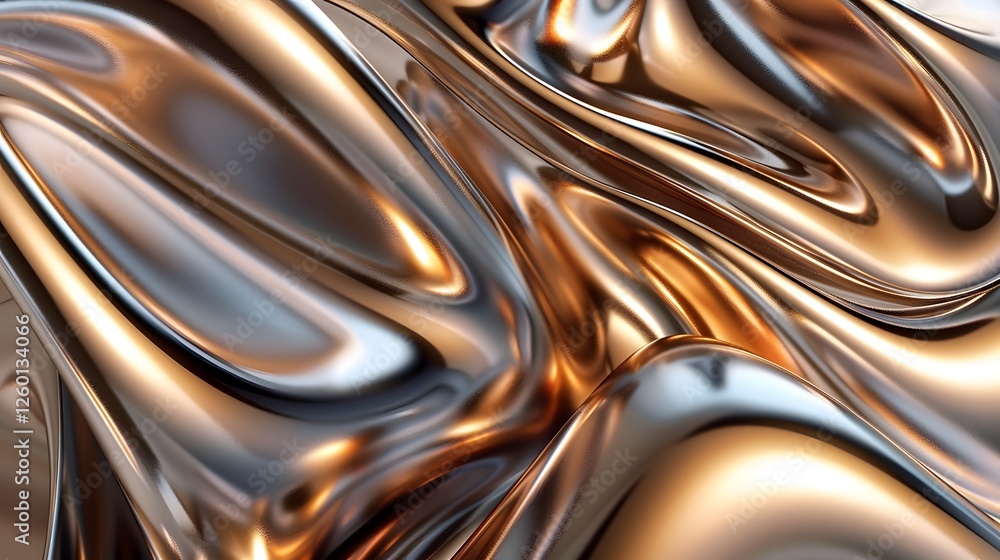 Poster a close up of a shiny metallic fabric with a pattern