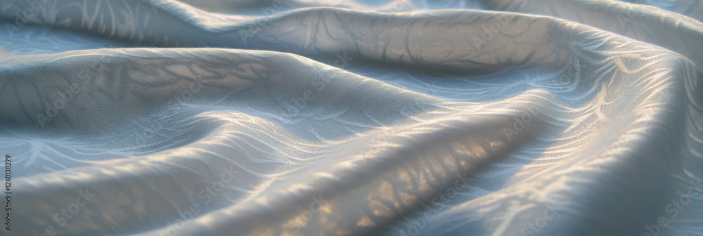 Aufkleber elegant gray damask tablecloth with rich texture and subtle woven pattern
