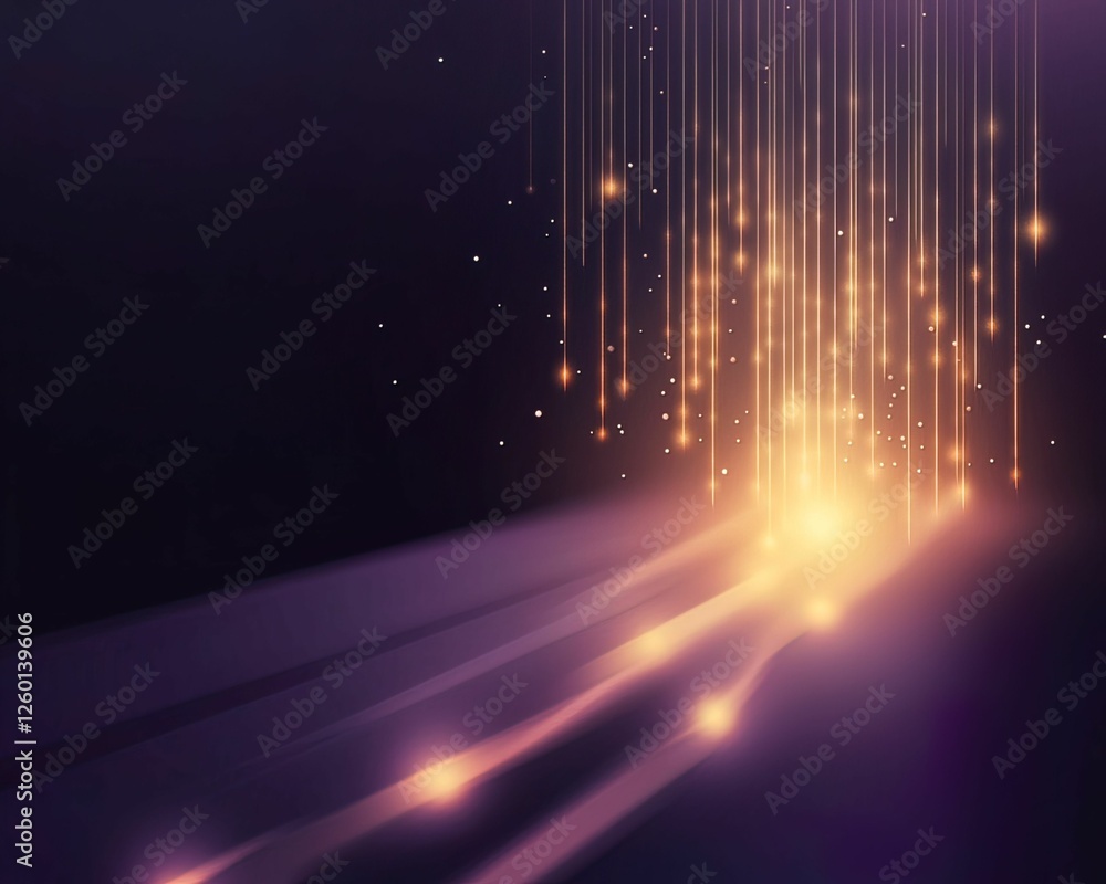 Aufkleber data breach visualization of glowing streams in a digital realm abstract dark environment futuristic