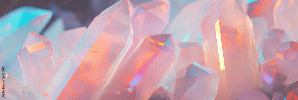 Poster intense crystal flares create vibrant textures with sharp edges and saturated colors