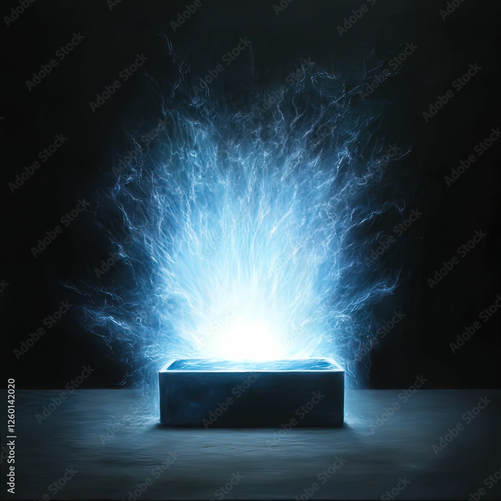 Aufkleber digital pandora's box unleashed virtual realm graphic abstract environment close-up view conceptual 