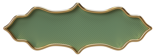 Elegant Gold and Sage Green Textured Banner with Copy Space