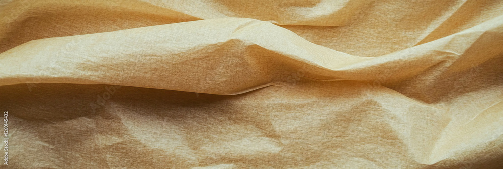 Aufkleber light brown textured paper with long straight fibers and a slightly uneven surface