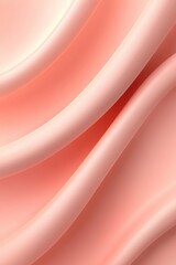 Soft, flowing fabric in gentle coral hues creates an elegant, se
