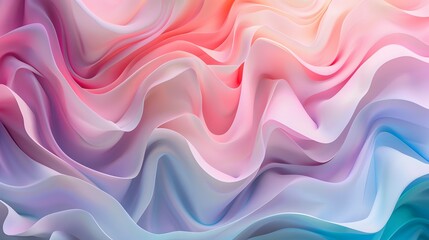 Obraz premium a close up of a colorful wavy fabric background