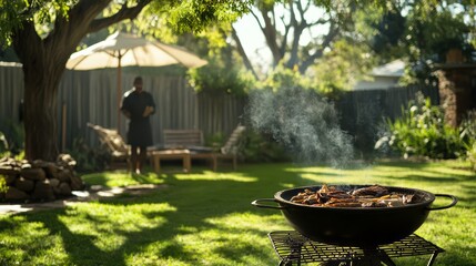 Backyard barbecue bliss, where summer flavors meet family memories