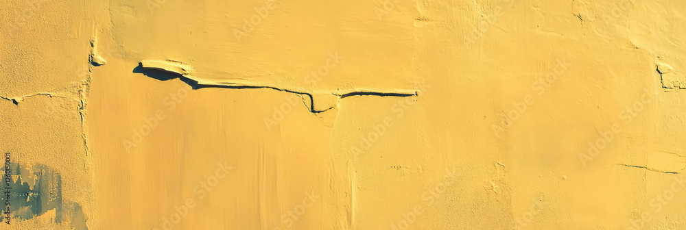 Poster light pastel yellow wall with subtle texture and soft grunge patterns creating a warm ambiance