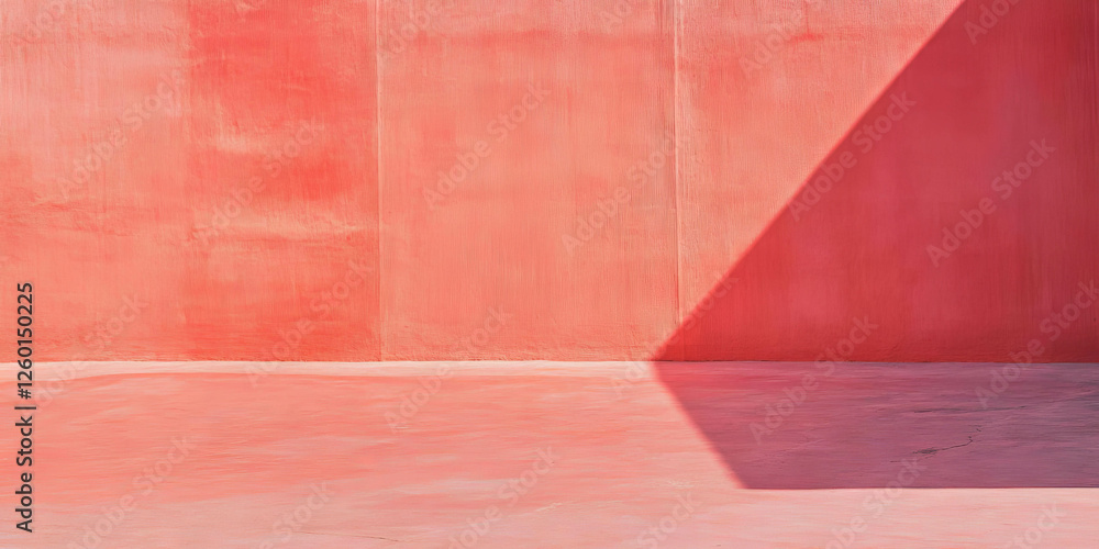 Poster soft light red wall texture with subtle grunge patterns in calm lighting