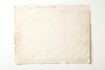 Obraz premium old paper on white background