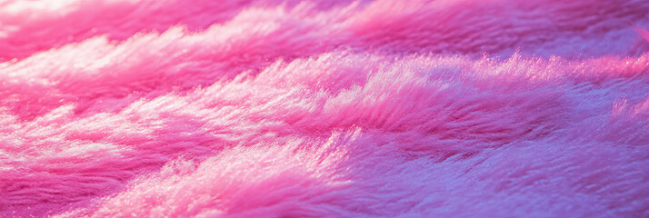 Obraz premium Dense magenta shag carpet with fine twisted pile captures bright light beautifully
