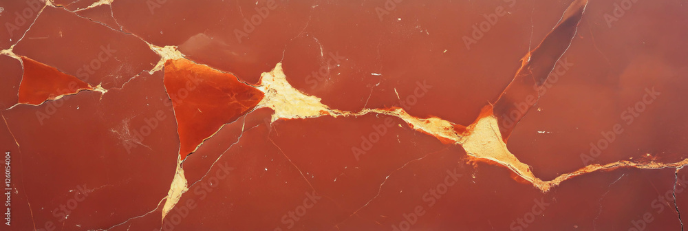 Poster richly textured mahogany russet brown wall with subtle details and markings highlighted by cracks