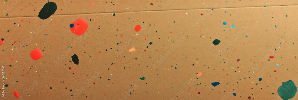 Poster medium brown paper texture with colorful flecks and varied surface detail