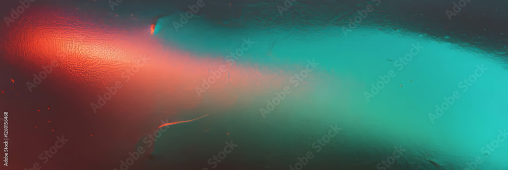 Poster metallic paint texture showcasing dynamic chameleon effect and vibrant color shifts