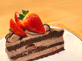 チョコレートショートケーキ