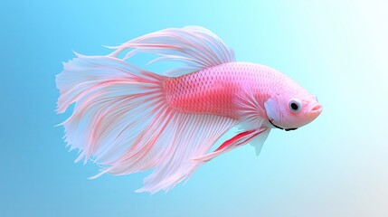 Fototapeta premium Pink Betta Fish