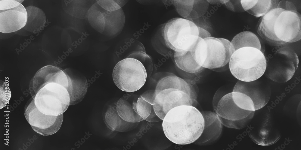 Aufkleber Mottled black and white texture with blurred abstract patterns and soft effects